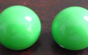 Vintage Set of Green Clip On Earrings JAPAN