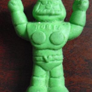 RARE 1970s Diener Rubber Eraser Green Robot