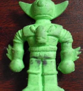 RARE 1970s Diener Rubber Eraser Green Robot