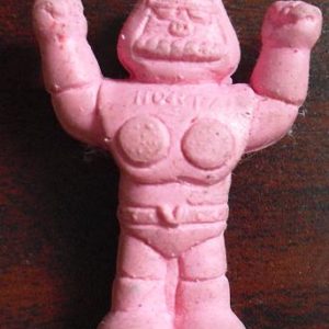 RARE 1970s Diener Rubber Eraser Pink Robot