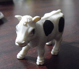 1988 Rubber Britains England Cow Figurine