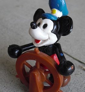 1986 Applause Vinyl Mickey Mouse Sailor Figurine
