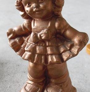 Vintage Chalkware or Ceramic Shirley Temple Figurine