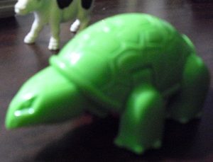 1998 Arby's Green Dinosaur Transformer Toy