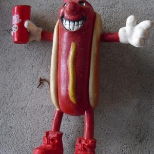 Vinyl Benday 7-Eleven Big Gulp Hot Dog Figurine