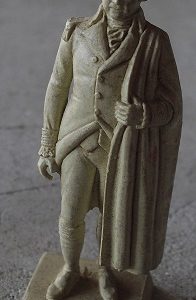 Vintage Plastic George Washington Figurine