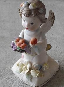 Vintage Ceramic Napcoware Angel Figurine