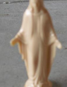 1961 Plastic Virgin Mary Figurine