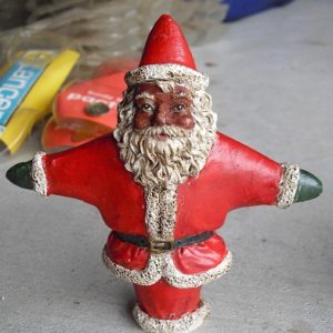 Unique Resin Black Santa Claus Figurine