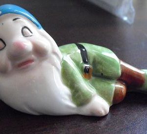 Modern Ceramic Snow White Dwarf Figurine - Sleepy