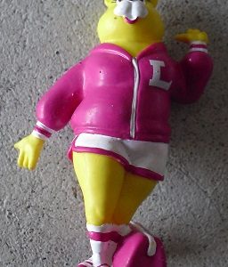 Vinyl Becker's Girl Bear Figurine 3" tall