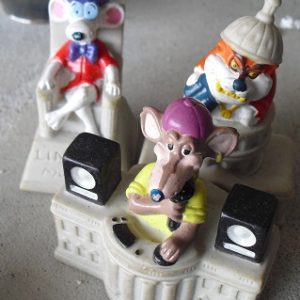 Lot of 3 BK Kids Club Vinyl Mouse in DC Figurines