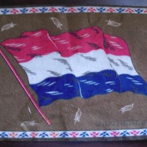 Early 1900s Felt Flag Netherlands