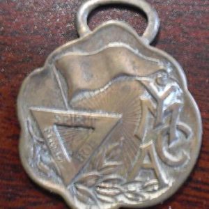 RARE Antique Bronze YMCA Watch Fob