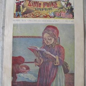 The Little Folks Paper Childrens Booklet November 1 1908