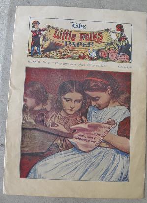 The Little Folks Paper Childrens Booklet October 4 1908