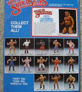 1980s LJN Full Bio Card Greg Valentine