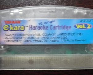 Xavix e-kara Karaoke Cartridge Volume 2 10 Songs Takara