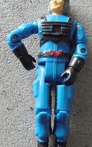 1980s GI Joe Action Figure in Blue 3 7/8"