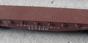 Vintage HO Scale Pennsylvania Flatcar