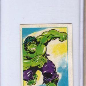 1980 Marvel Comics Superheros Hulk Sticker