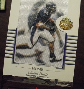 2002 Fleer Focus Jersey Edition Card - Clinton Portis