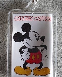 Modern Plastic Mickey Mouse Keychain