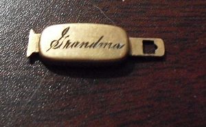 Antique Gold Rolled Plate Grandma Watch Part