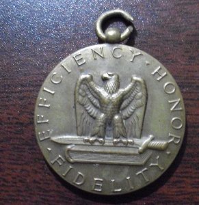 Vintage Brass Good Conduct Award Medal