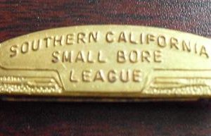 Vintage Brass So California Small Bore League Pinback