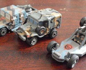 Lot of 3 Micro Machines Army Vehicles