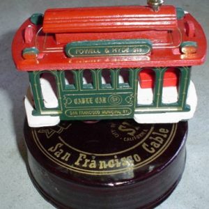 Vintage Music Box San Francisco Cable Car