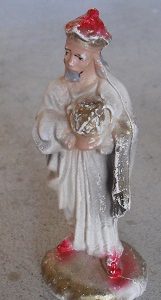 Vintage Plastic Nativity Man Figurine