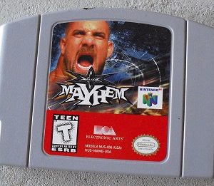 Nintendo 64 Game - WCW Mayhem Wrestling