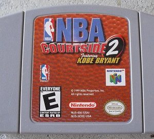 Nintendo 64 Game - NBA courtside 2 w Kobe Bryant