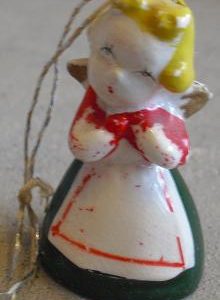 Miniature Angel Girl Ornament or Figure