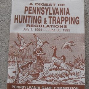 Digest of Pennsylvania Hunting & Trapping 1994-95