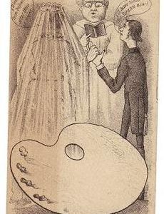 1880s Wedding Greeting Card Humorous
