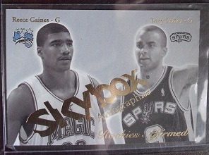 2003-04 Skybox Autographics Tony Parker Rookie Insert Card