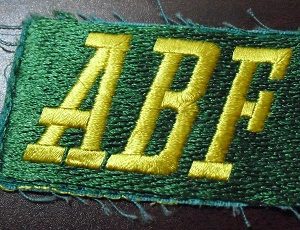 Embroidered Uniform Patch - ABF