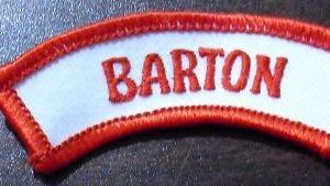 Uniform Shoulder Patch - Barton