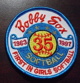 Embroidered PAtch - Bobby Sox Girls Softball