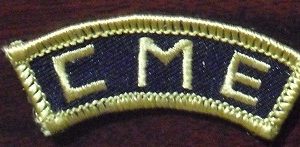 Uniform Shoulder Patch - C M E