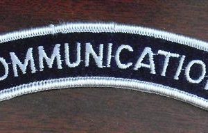 Uniform Shoulder Patch - Communications