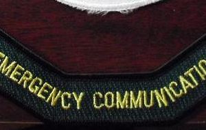 Embroidered Uniform Patch - Emergency Communications