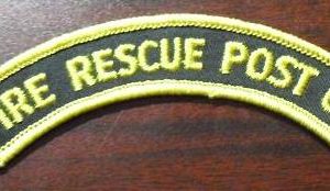 Embroidered Uniform Patch - Fire Rescue Post 628