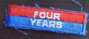 Embroidered Patch - Four Years