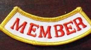 Embroidered Uniform Patch - Member