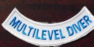 Embroidered Patch - Multilevel Diver