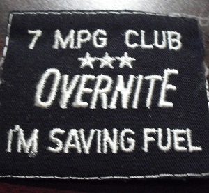 Embroidered Patch - Overnite 7 MPG Club